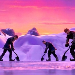 Холодное сердце - холод ветер горный дождь поток воды застылый