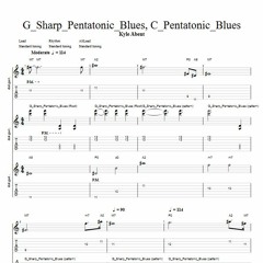 SongCreator V0.5V Alpha: G_Sharp_Pentatonic_Blues, C_Pentatonic_Blues