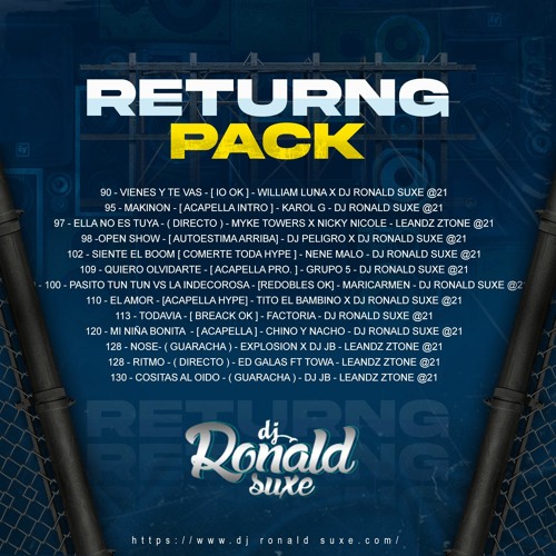 DEMO PACK RETURNG - DJ RONALD SUXE @21