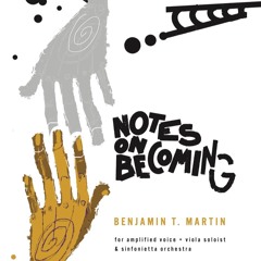 Notes on Becoming (2021): for amplified voice+viola solo and sinfonietta orchestra