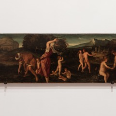 "Deucalion et Pyrrha", Andrea Schiavone | HISTOIRES DE PIERRES