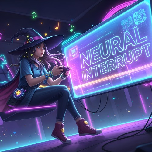 Witch Playing Video Game-Neural Interrupt
