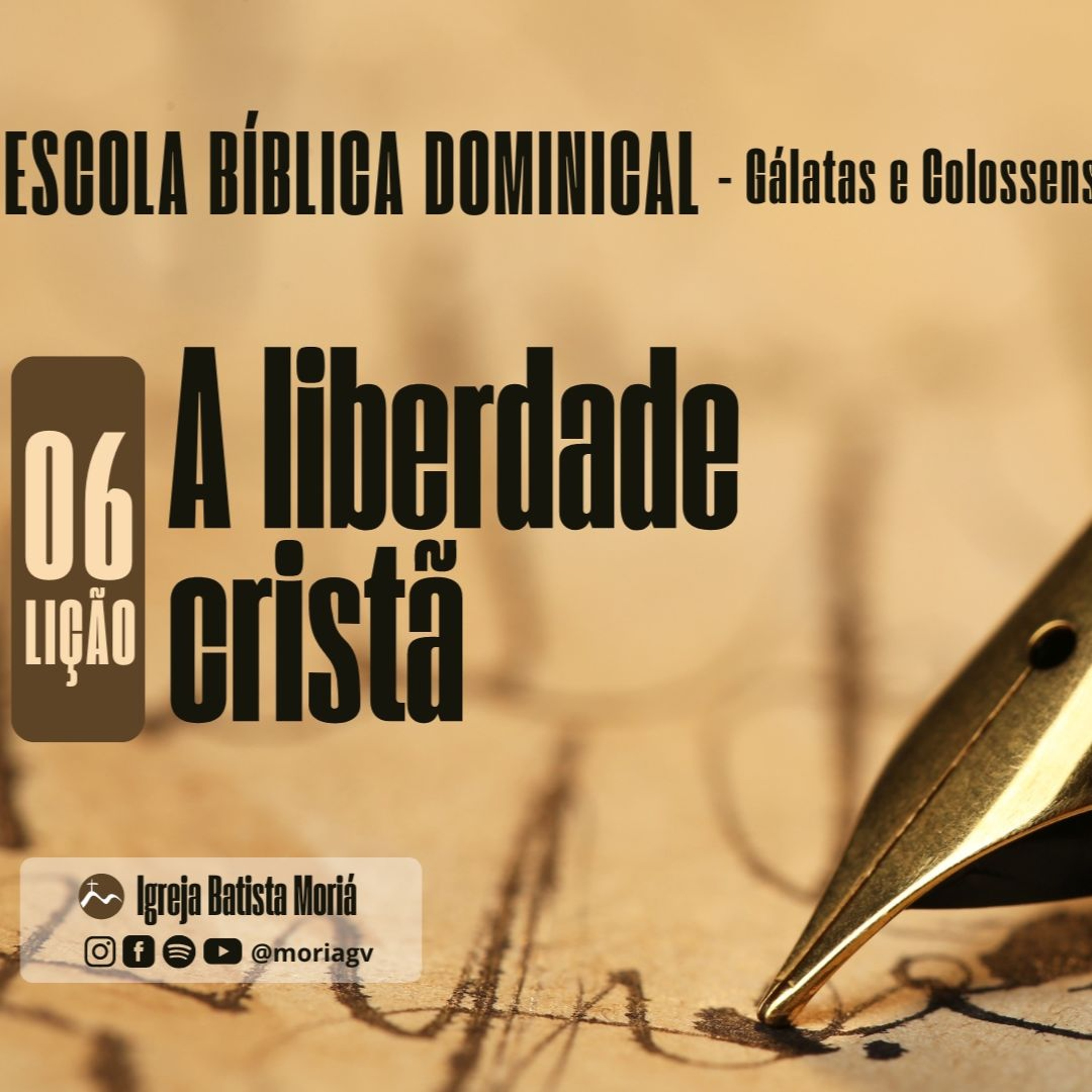 A liberdade cristã - Geórgia Almeida - Escola Bíblica Dominical [05.05.2024] episode artwork