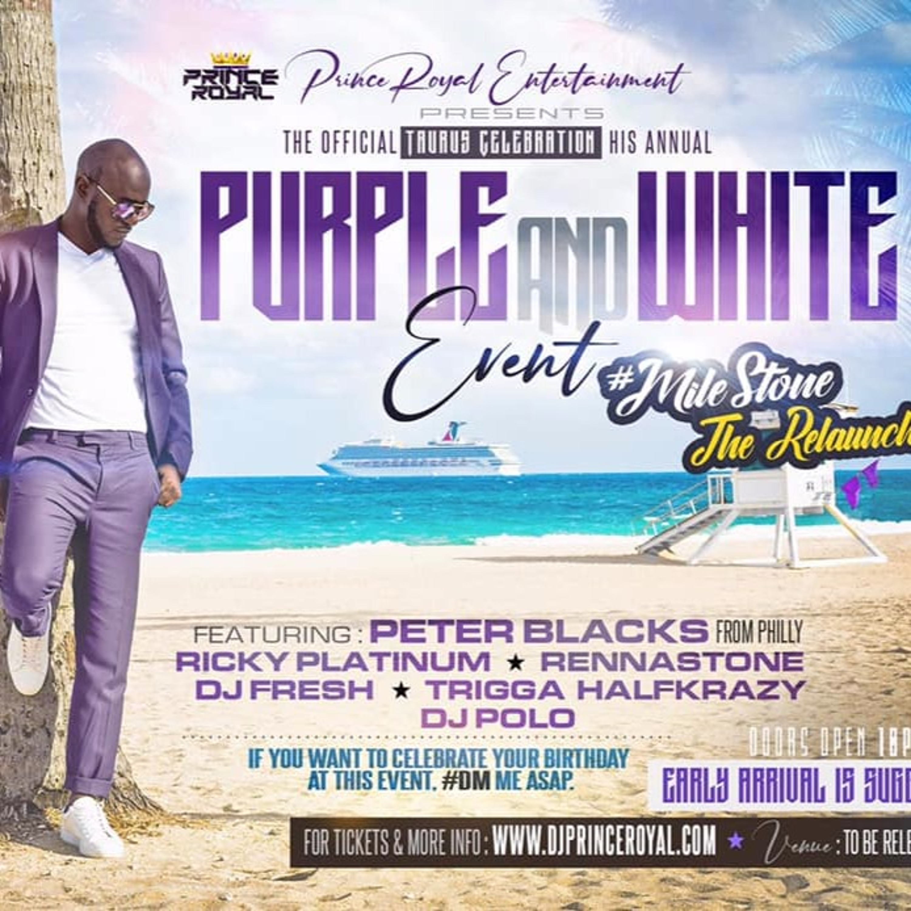 PETER BLACKS x TRIGGAHALFKRAZY x FRESH BREEZE @ PURPLE & WHITE episode artwork