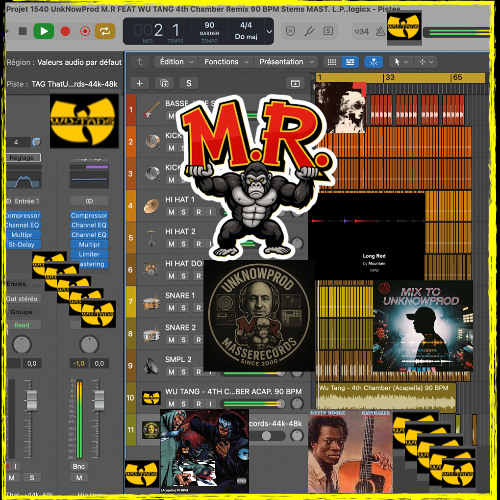 Projet 1540 UnkNowProd M.R FEAT WU TANG 4th Chamber Remix 90 BPM Stems MAST. L.P.