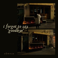I forgot to say goodbye
