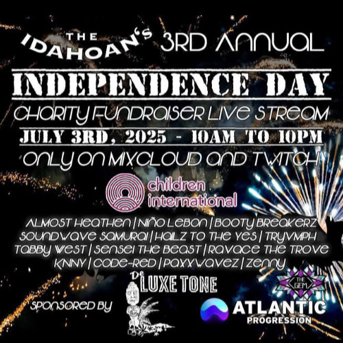 CODE-R3D at The Idahoan's 3rd Annual Independence Day Charity Livestream (House & Trance)