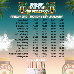 Live @ Twitch.tv/SivroTV - 12/06/2025 [BWPrincess's Birthday Marmite Rave Train]