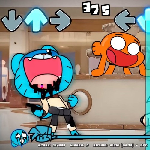 FNF: Drowning in Darkness|LWP|The Amazing World of Gumball