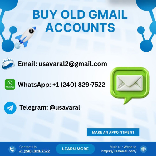 Top 6 Buy Old Gmail Accounts in Bulk (PVA, Old)