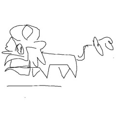 A Feral Beast Attacks! {Whipped cream}