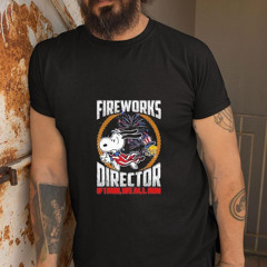 Snoopy 4th Of July Fireworks Director If I Run We All Run Shirt