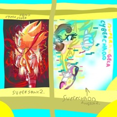 super sonic 2 and superchaos.angela.2 (💛🩵💛🤎)
