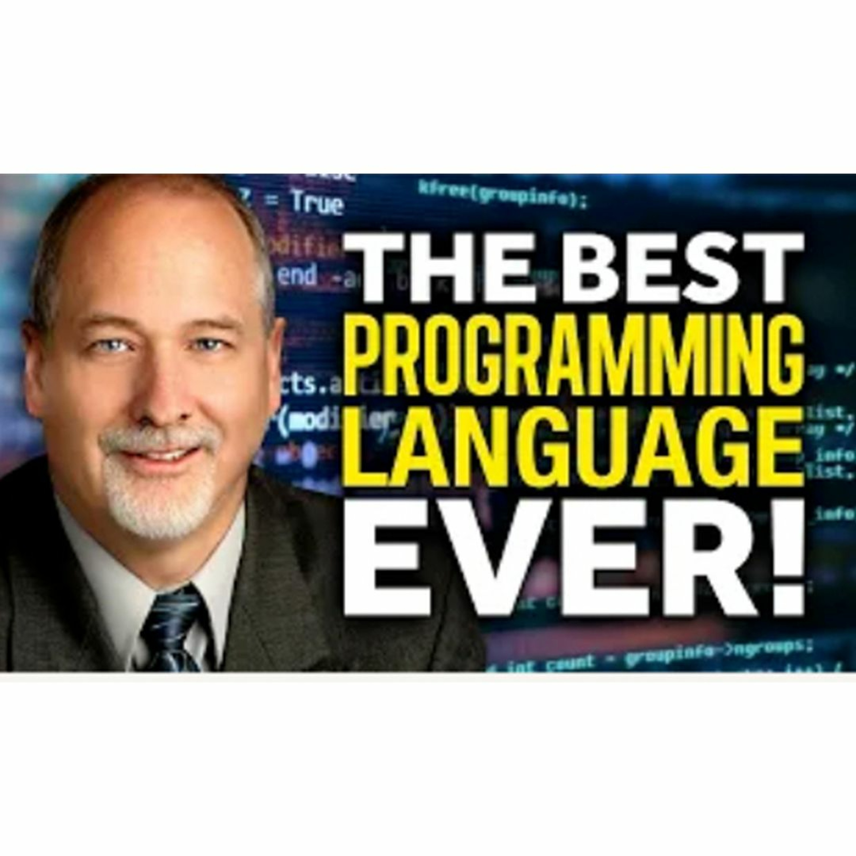 cover of episode #412: Best Programming Language Ever? (Free Course)