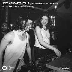 Joy Anonymous - 13 May 2023
