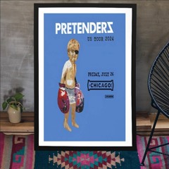 Pretenders July 26 2024 Chicago Theatre In Chicago Poster