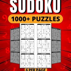 ❤[PDF]⚡  1000+ Sudoku Puzzles from Easy to Hard: Volume 1 | Big Puzzle Book with 6