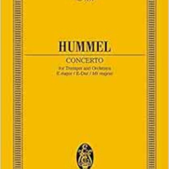 [FREE] PDF 📩 Concerto in E Major: for Trumpet and Orchestra (Edition Eulenburg) by J