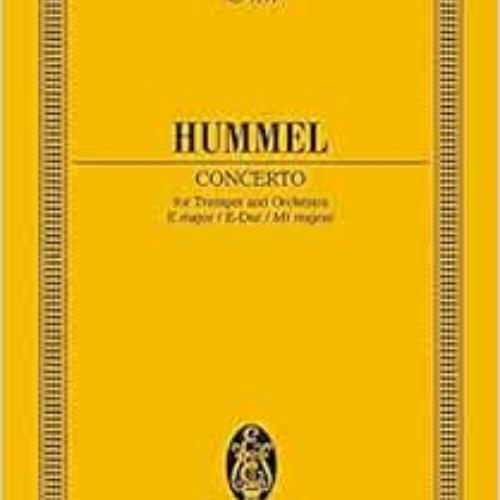 DOWNLOAD EPUB 🗸 Concerto in E Major: for Trumpet and Orchestra (Edition Eulenburg) b