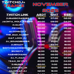 Live @ Twitch.tv/SivroTV - 11/16/2025 [Twitch DJs Trance Raid Train]