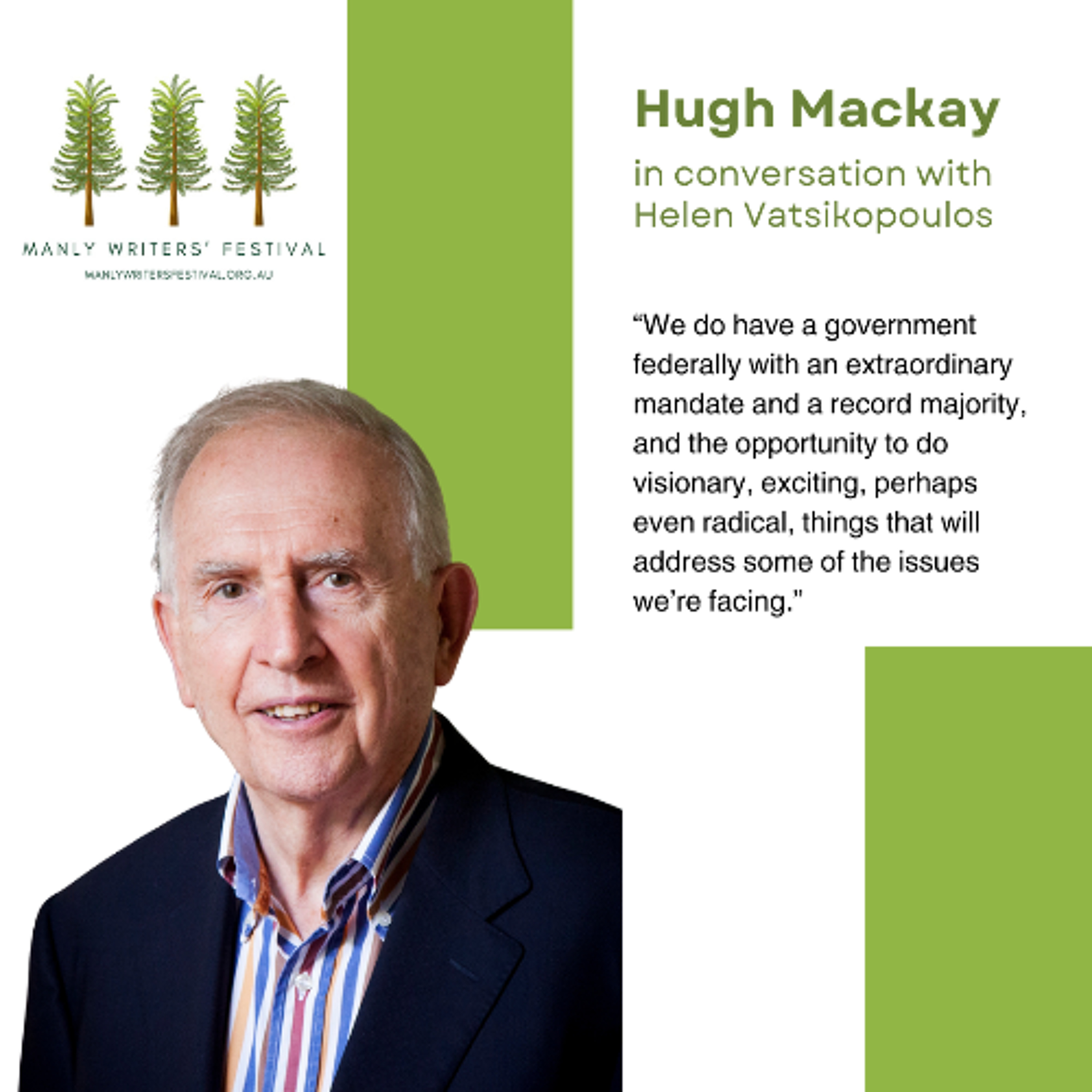 Manly WF 2026 - Hugh Mackay