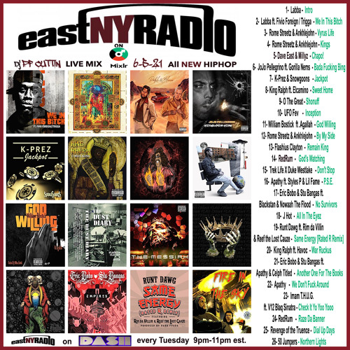 EastNYRadio  6-5-21 mix
