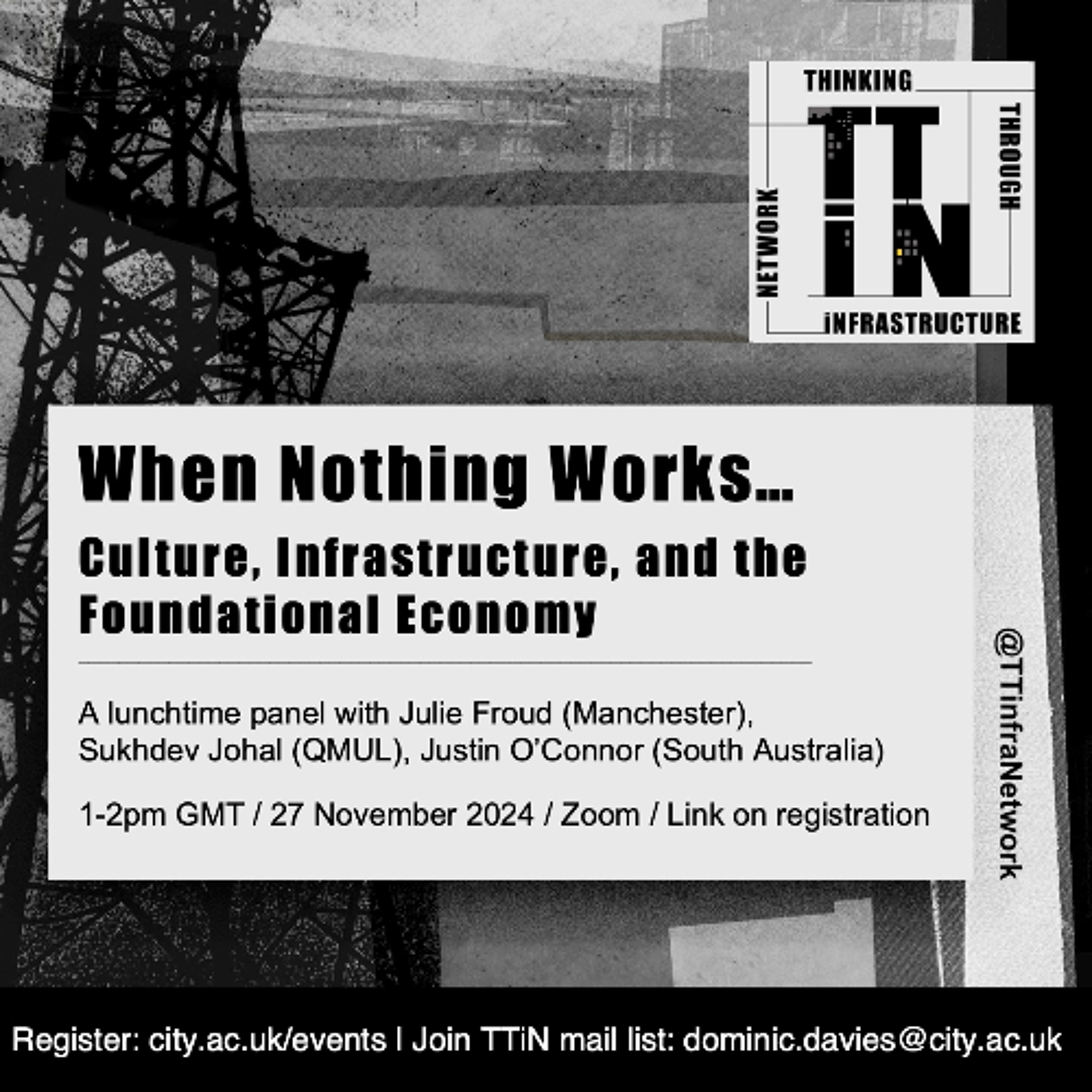 Thinking Through Infrastructure Network