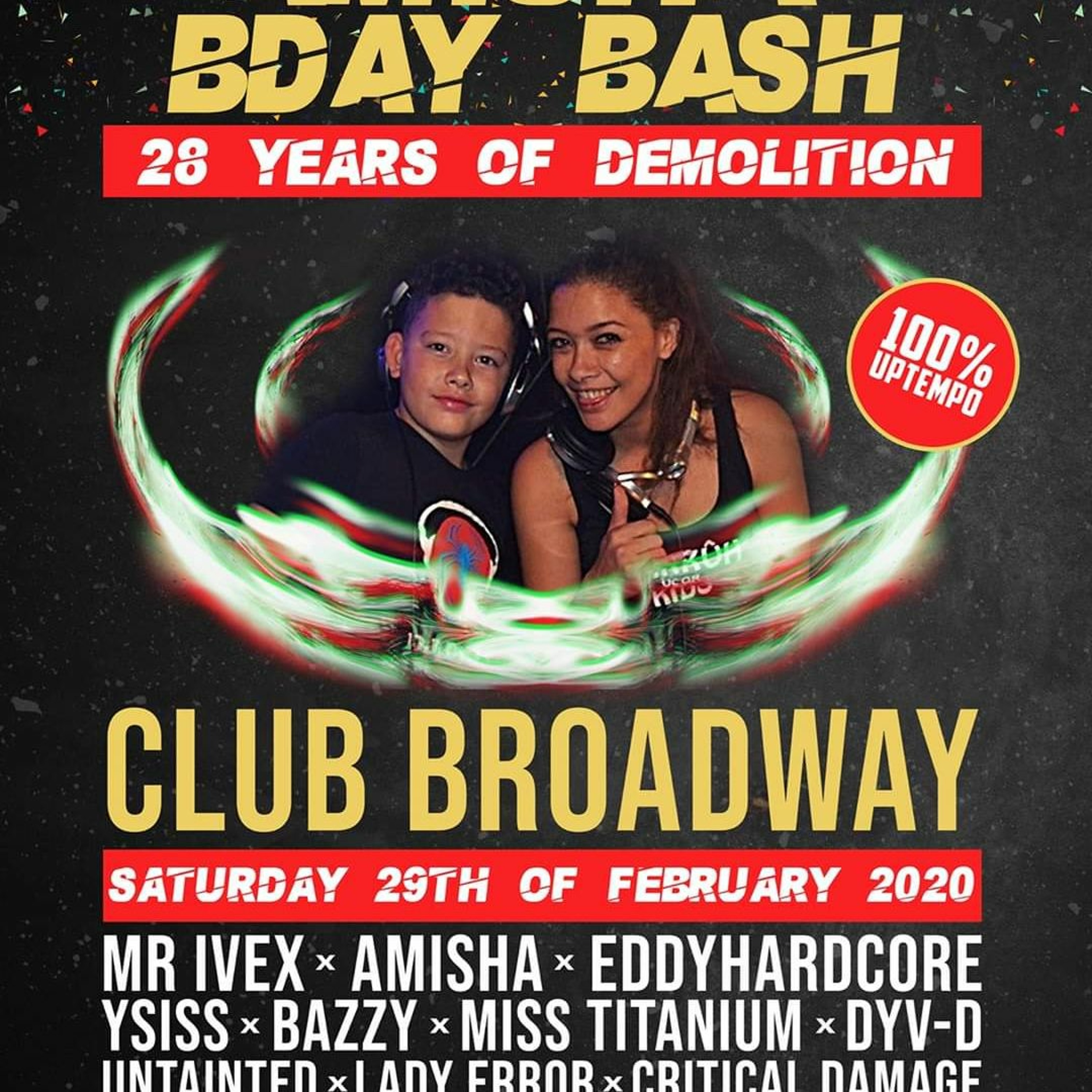 DJ Lady Error - Live At DJ Amisha's B - Day - 28 Years Of Demolition - 29 - 2-2020 episode artwork