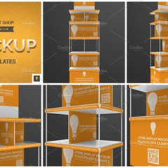 Standbrett Mockup Free Kostenlos Downloaden