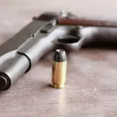 with my gun