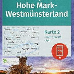 KOMPASS Wanderkarte Naturpark Hohe Mark-Westmünsterland: 2 Wanderkarten 1:35000 im Set inklusive K