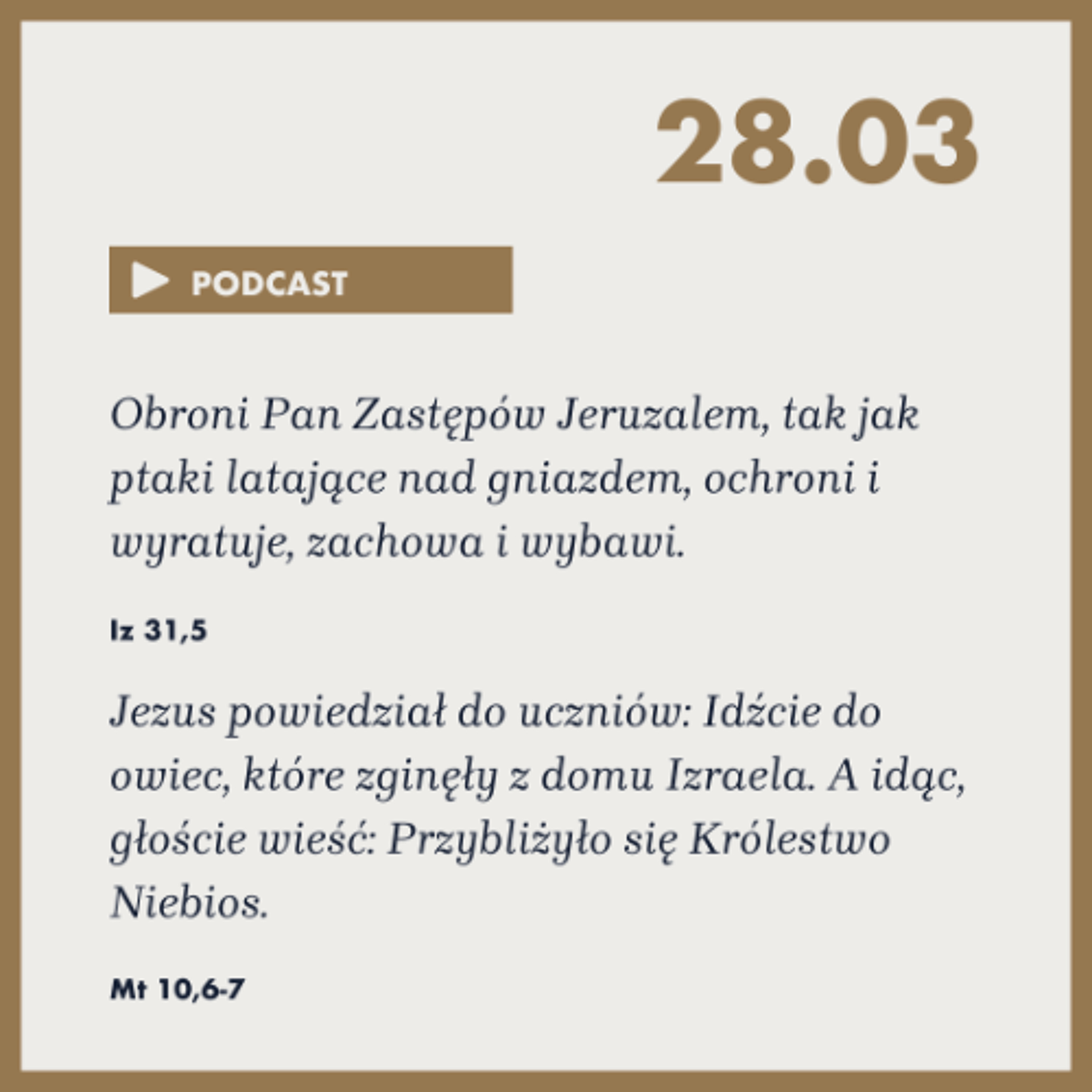 Poranek ze Słowem na 28 marca 2025 episode artwork