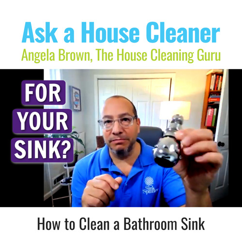 How to Clean a Bathroom Sink - THE EASY WAY | Sink Spinner Product Review