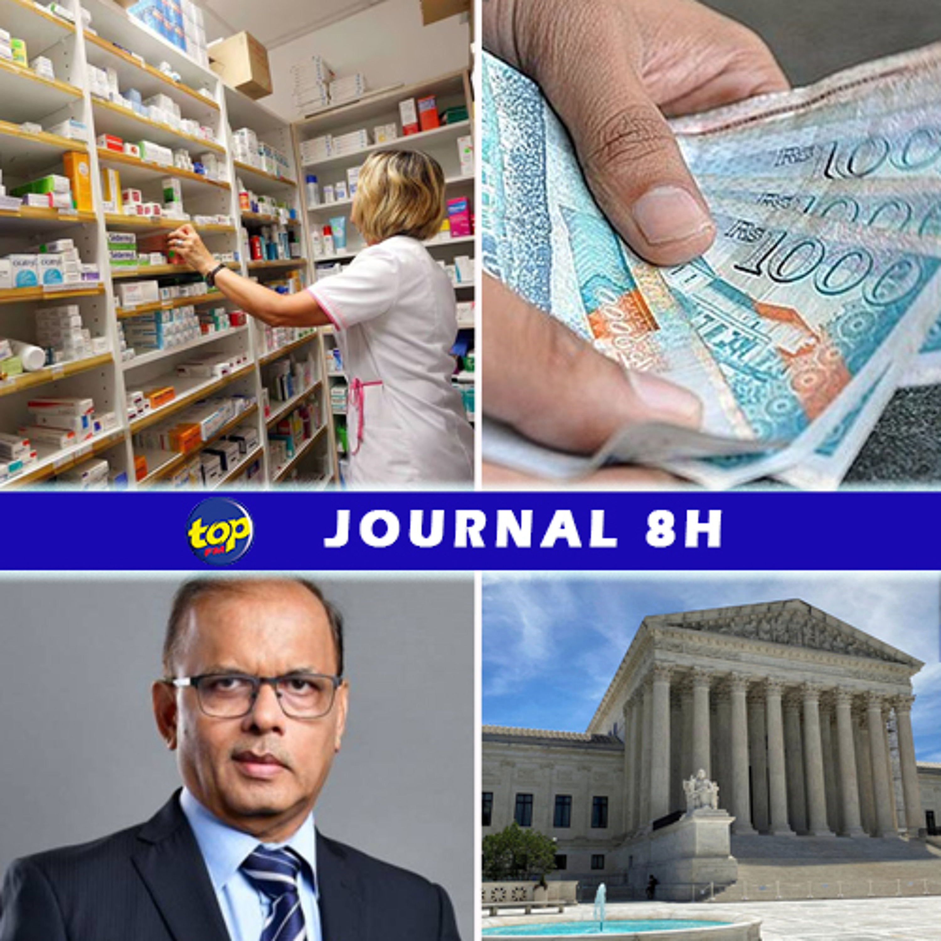 Le journal de 8H de ce mercredi 9 juillet 2025
