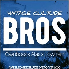 Vintage Culture x Öwnboss x Alas x Lowderz - Bros (Weslzone Deluxe Intro VIP Mix)