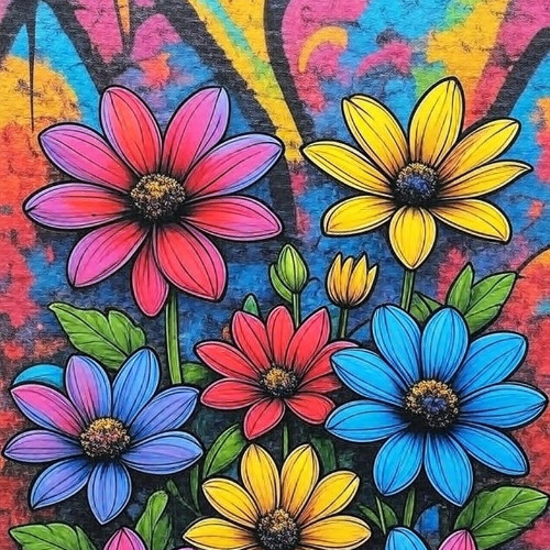 Il y a des fleurs partout !