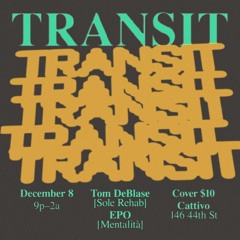 EPO x Transit // Cattivo Pittsburgh - USA 12/08/2023