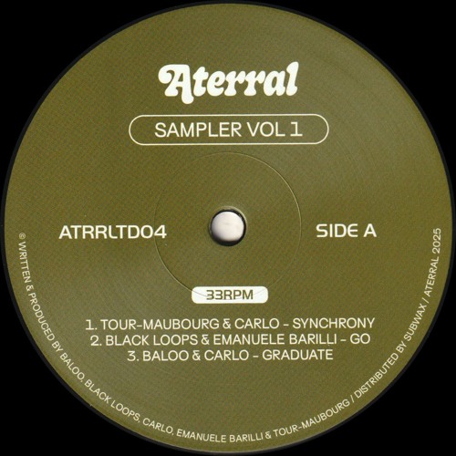 Various Artists - Sampler Vol. 1 (ATRRLTD04)