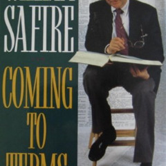 Read PDF 🎯 Coming to Terms by  William Safire EPUB KINDLE PDF EBOOK