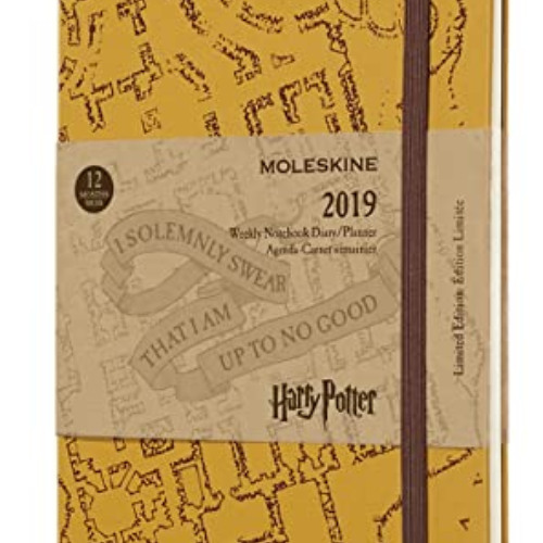 Read PDF ☑️ Moleskine Limited Edition Harry Potter 12 Month 2019 Weekly Planner, Hard
