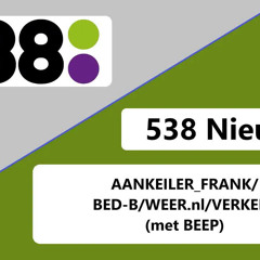 Radio 538 Nieuws vormgeving Ochtendshow (Frank) 2020