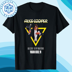 Alice Cooper 2025 Tour Tee – Virginia Beach Edition