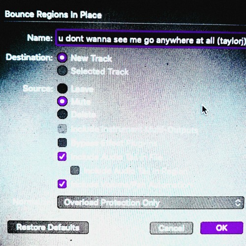 u don't wanna see me go anywhere at all (TaylorJ)