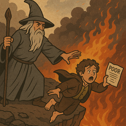 Performance Review (Frodo's Last Day)