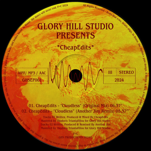 CheapEdits - Cloudless (Another Jim Remix) [Glory Hill Studio]
