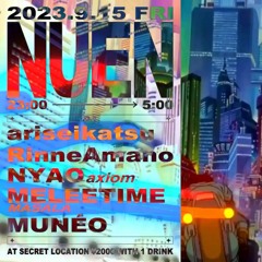 MELEETIME - Queer gyal set - live rec(Voice Memos) 2023.09.15 NUEN - Baltimore club, Bmore, Techno