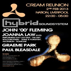 Graeme Park & John "00" Fleming - Cream Reunion - Nation, Liverpool - 02-02-13