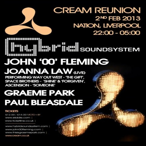 Graeme Park & John "00" Fleming - Cream Reunion - Nation, Liverpool - 02-02-13