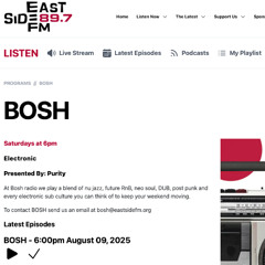 Perchance @BOSH - Eastside 89.7FM 09.08.25