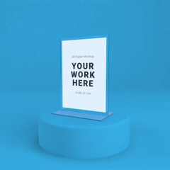 Acrylic Stand Mockup Free Kostenlos Downloaden